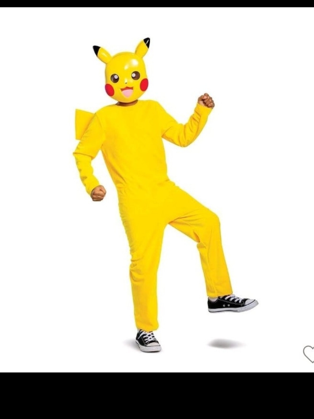 Pokemon Pikachu Boys Costume Large 10/12 New Halloween Dresssup